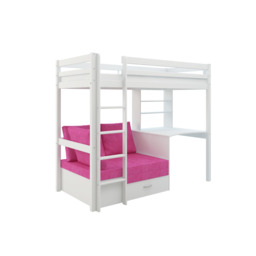Thuka Hit 7 Single High Sleeper Bed with Desk & Sofa Bed - thumbnail 6