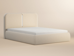 Solace+Co Stille Ottoman Bed with LED Lighting Cream Double - thumbnail 4