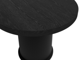 LPD Rina Dining Table 6 Seater Black Ash Veneer - thumbnail 6
