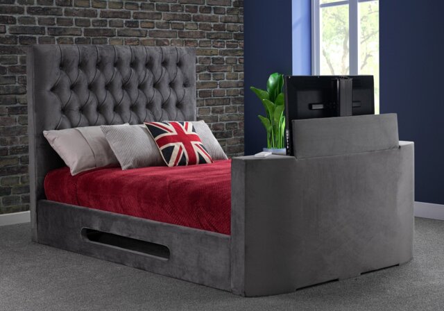 Sweet Dreams Loren TV Bed Frame-Kingsize - image 1