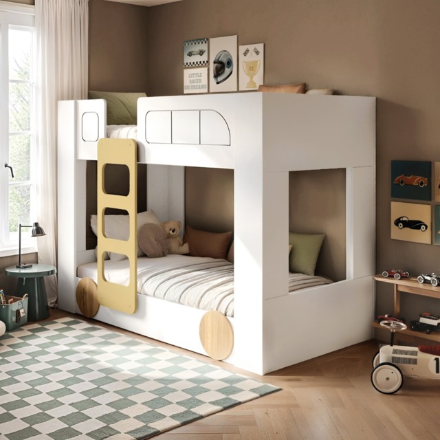 Flair Eloise Bus Bunk Bed White - image 1