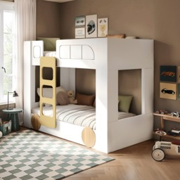 Flair Eloise Bus Bunk Bed White - thumbnail 1
