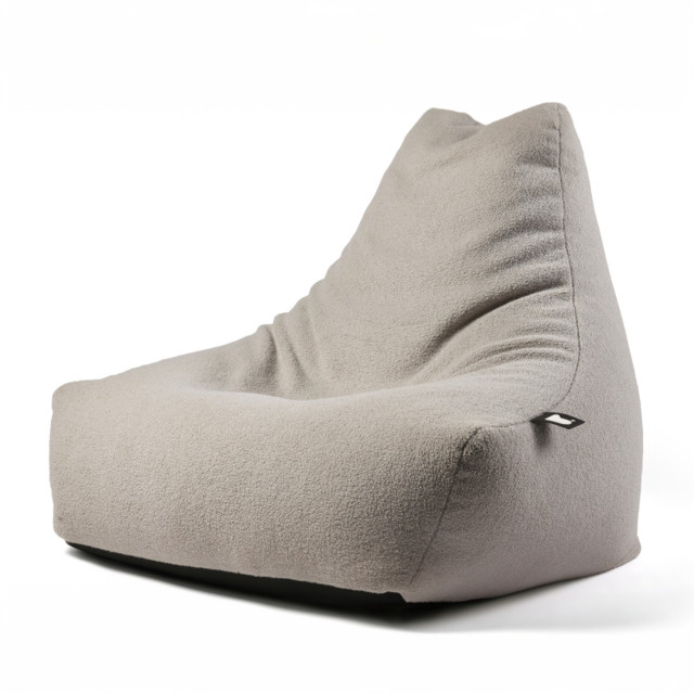 Extreme Lounging Mighty B Bag Soft Grey Teddy - image 1