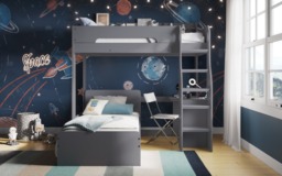 Flair Cosmic L Shaped Bunk Bed Grey - thumbnail 3