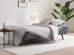 Kyoto Lux Chenille Clic Clac Sofa Bed Denim - thumbnail 2