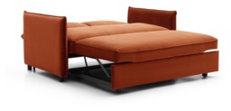 Hyton Sofa Bed - Athena Burnt Orange Velvet - thumbnail 5