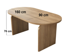 " SOLACE+CO Varm & Estella Extendable Dining Table with Velvet Chairs & Bench Beige Table and 4 Chairs" - thumbnail 7