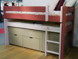 " Mathy By Bols Dominique Mid Sleeper Bed with Desk & Drawer" - thumbnail 7