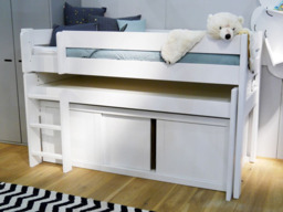 " Mathy By Bols Dominique Mid Sleeper Bed with Desk & Drawer" - thumbnail 5