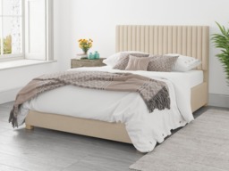 Aspire Grant Ottoman Bed Malham Weave Cream - Kingsize - thumbnail 1