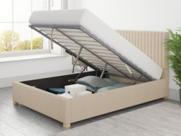 Aspire Grant Ottoman Bed Malham Weave Cream - Kingsize - thumbnail 3