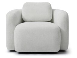 Kyoto Mitch Chenille Swivel Accent Chair Natural - thumbnail 3