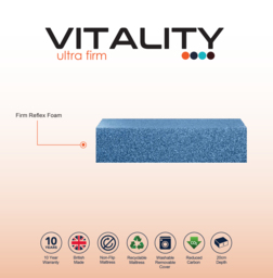 Komfi Vitality Ultra Firm Foam Mattress Super King - thumbnail 4