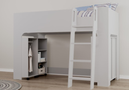Flintshire Furniture Eden Mid Sleeper-Grey