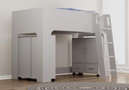 Flintshire Furniture Eden Mid Sleeper-Grey - thumbnail 5