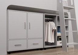 Flintshire Furniture Eden Mid Sleeper-Grey - thumbnail 6