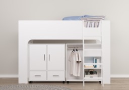 Flintshire Furniture Eden Mid Sleeper-Grey - thumbnail 3