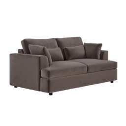 SOLACE+CO Drew 2 Seater Mocha Velvet Sofa - thumbnail 4