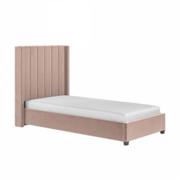 Flair Tiggy Single Ottoman Bed Velvet Pink - thumbnail 4