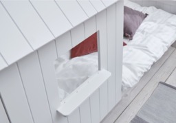 Thuka Flexa Nordic Playhouse Loft Bed Single Grooved White - thumbnail 6