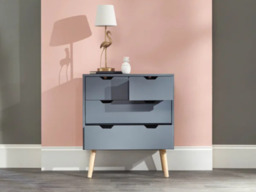 GFW Nyborg 2+2 Drawer Chest-White - thumbnail 6