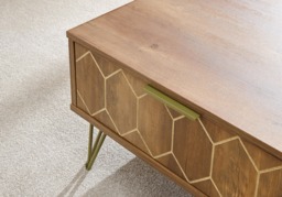 GFW Orleans Retro Coffee Table with Drawers - thumbnail 6