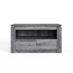 GFW Canyon 2 Drawer TV Stand Media Console Grey - thumbnail 7