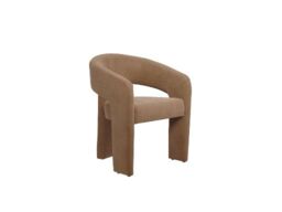 LPD Alba Dining Chair Velvet (1 Per Pack)-Mole - thumbnail 2