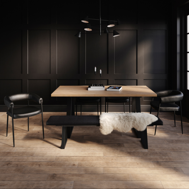 LPD Queens Dining Chairs Black - image 1