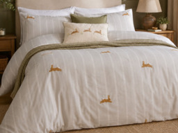 Wylder Ramble Hares Duvet Cover Set Sage-Single - thumbnail 3