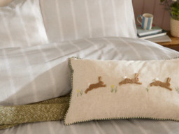 Wylder Ramble Hares Duvet Cover Set Sage-Single - thumbnail 4