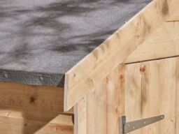 Rowlinson Shiplap Apex Shed Double Door 8x6cm - thumbnail 3