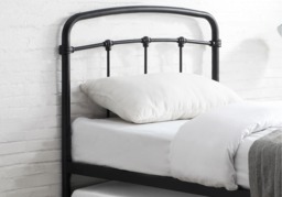 Flintshire Furniture Mostyn Black Metal Guest Bed - thumbnail 5