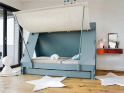 Mathy by Bols Tent Single Cabin Bed with Trundle Drawer - thumbnail 4