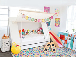 Mathy by Bols Tent Single Cabin Bed with Trundle Drawer - thumbnail 5