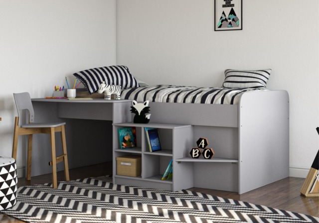 Kidsaw Pilot Cabin Bed Grey - image 1