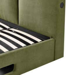 Koble Cordy Double Side-Lift Ottoman TV Bed Meadow Green - thumbnail 3