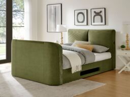 Koble Cordy Double Side-Lift Ottoman TV Bed Meadow Green - thumbnail 2