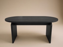 SOLACE+CO Varm & Estella Black Dining Table with Velvet Chairs-Table + 4 Chairs Beige - thumbnail 4