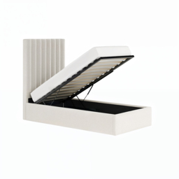 Flair Everley Single Ottoman Bed Cream Boucle - thumbnail 6
