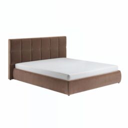 SOLACE+CO Mika Ottoman Bed Chocolate Velvet Kingsize - thumbnail 4