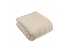 Paoletti Empress Faux Fur Throw-Oatmeal-130cm x 180cm - thumbnail 2