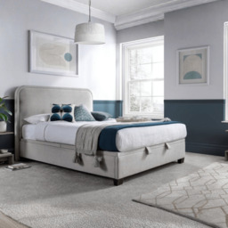 Kaydian Clifton Upholstered Ottoman Storage Bed Maskat Clay - Super King - thumbnail 1