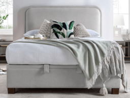 Kaydian Clifton Upholstered Ottoman Storage Bed Maskat Clay - Super King - thumbnail 5