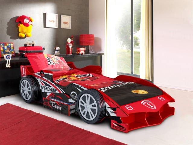 Artisan Red Speedracer Car Bed Frame - image 1