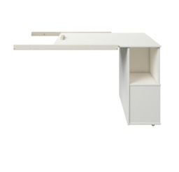 Noomi Nora Solid Wood Mid Sleeper Craft Cabin White (FSC-Certified) - thumbnail 5