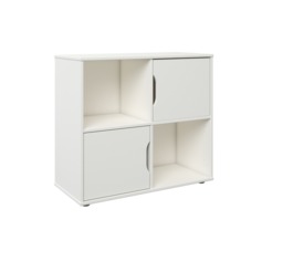 Noomi Nora Solid Wood Mid Sleeper Craft Cabin White (FSC-Certified) - thumbnail 2