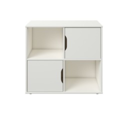 Noomi Nora Solid Wood Mid Sleeper Craft Cabin White (FSC-Certified) - thumbnail 4