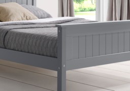 Limelight Taurus High Foot End Wooden Bed Frame-Double-Grey - thumbnail 5