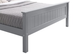 Limelight Taurus High Foot End Wooden Bed Frame-Double-Grey - thumbnail 6